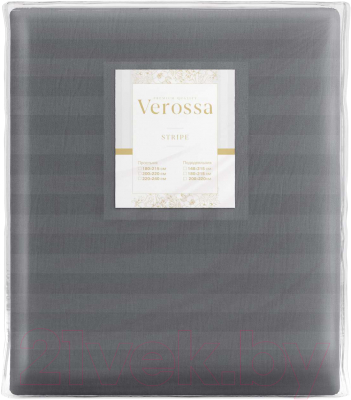 Простыня Нордтекс Verossa Stripe 180x200x20 01 / 70032 (Grey)