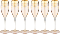 

Набор бокалов Art Decor, Amalfi Ambra Oro / 326-085