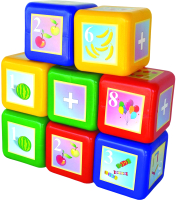 Развивающая игрушка Юг-пласт Кубики. Математика / 6010 - 