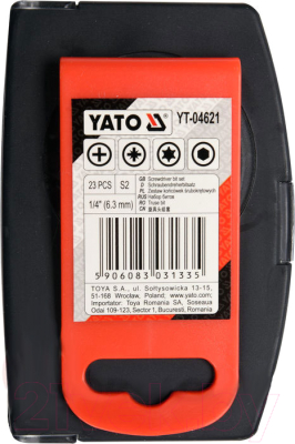 Набор бит Yato YT-04621