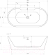 Миниатюра изображения товара Ванна акриловая Abber AB9299-1.5
