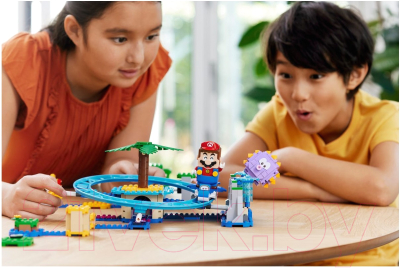 Конструктор Lego Super Mario Пляжное веселье огромного ежа / 71400
