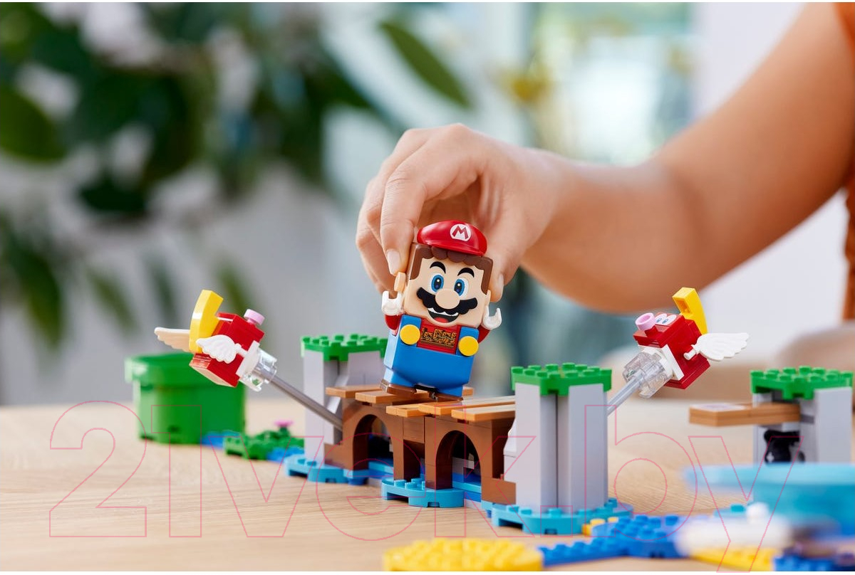 Конструктор Lego Super Mario Пляжное веселье огромного ежа / 71400