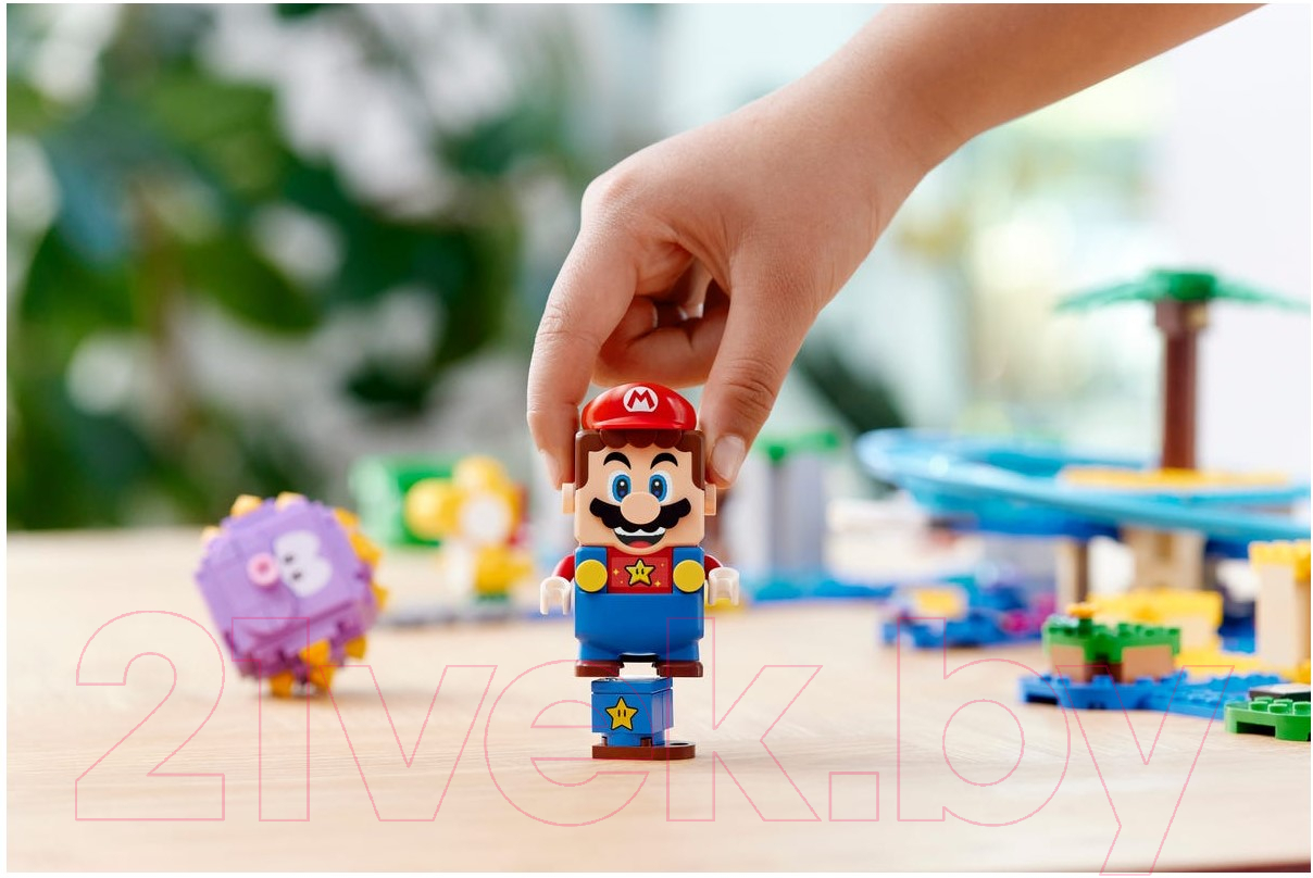 Конструктор Lego Super Mario Пляжное веселье огромного ежа / 71400