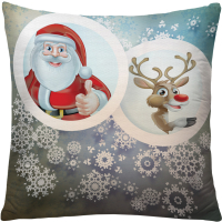 

Наволочка декоративная JoyArty, Санта одобряет / sl_5646
