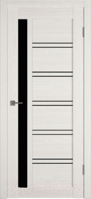 Дверь межкомнатная Atum Pro Х38 60x200 (Artic Oak/Black Gloss)