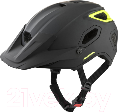 Защитный шлем Alpina Sports 2022 Comox / A9751-33 (р-р 57-62, черный/неоновый матовый)