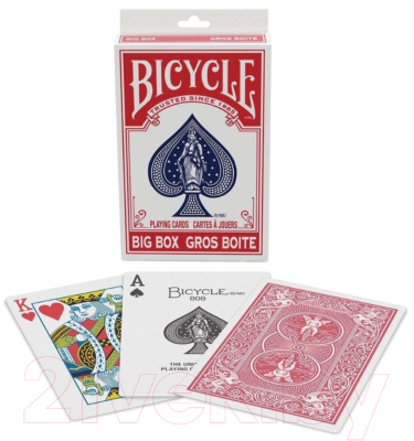 Игральные карты Bicycle Big Box Red / 130012031