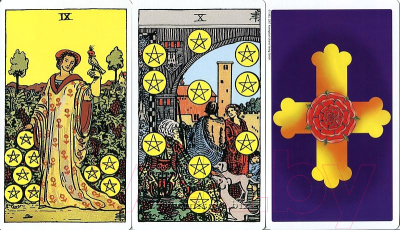 Изображение товара Гадальные карты AGMuller A.E.Waite Tarot Blue Edition-Standard / 1067012555