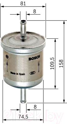 

Топливный фильтр Bosch, 0450905095