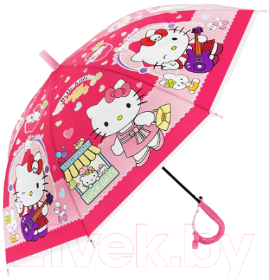 Зонт-трость Ausini VT18-11066 (Hello Kitty)