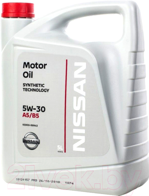 

Моторное масло Nissan, 5W30 / KE90099943