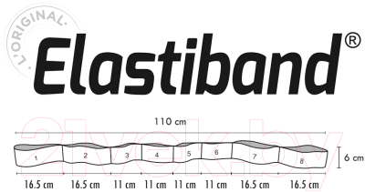 Эспандер Sveltus Elastiband / 0170 (20кг, синий)