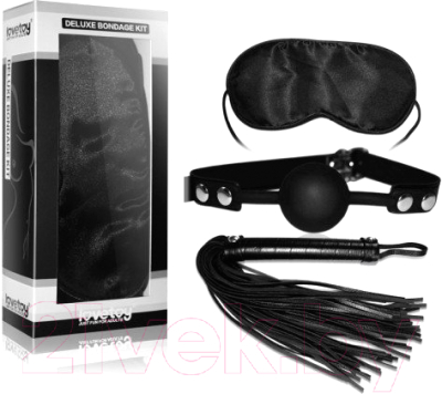 Набор для эротических игр LoveToy Deluxe Bondage Kit / SM1001 (черный)