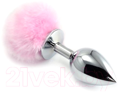 Пробка интимная LoveToy Small Silver Plug / RO-L024S (розовый)