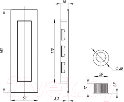 Ручка дверная Armadillo SH010 URB MWSC-33 (итальянский тисненый)