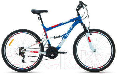 Велосипед Altair Altair MTB FS 26 1.0 2022 / RBK22AL26058 (16, синий/красный)
