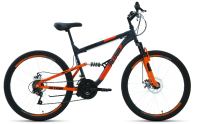 Велосипед Forward Altair 26 2.0 D 2022 / RBK22AL26074 (18, темно-серый/оранжевый) - 