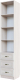 Стеллаж Просто Хорошая Мебель Вега К ДМ-12 Серия №2 с тремя ящиками / 00-00103030 (сосна карелия) - 