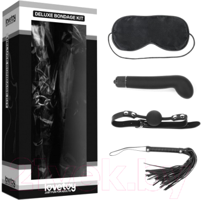 Набор для эротических игр LoveToy Deluxe Bondage Kit / SM1012 (черный)