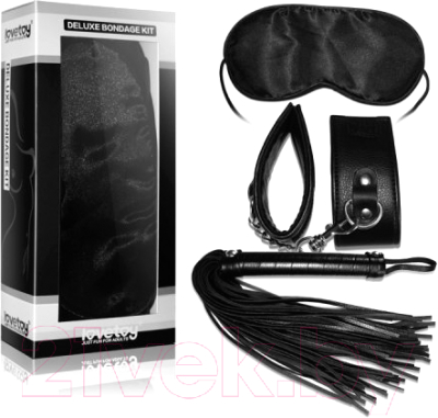 Набор для эротических игр LoveToy Deluxe Bondage Kit / SM1004 (черный)