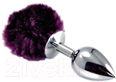 Пробка интимная LoveToy Small Silver Plug / RO-L024S (фиолетовый)