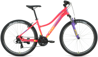 Велосипед Forward Jade 27.5 1.0 2022 / RBK22FW27750 (16.5, розовый/желтый) - 