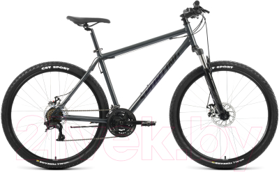 Велосипед Forward Sporting 27.5 2.2 D 2022 / RBK22FW27869 (19, темно-серый/черный)