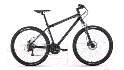 Велосипед Forward Sporting 27.5 3.2 HD 2022 / RBK22FW27876 (17, черный)