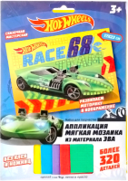 

Набор для творчества MultiArt, Хот Вилс Аппликация мягкая мозаика / 100-AMP-HW1