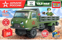 

Конструктор, УАЗ-452 с солдатом / SB-7300