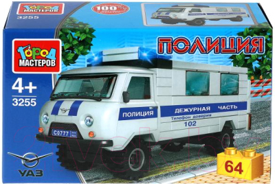 Конструктор Город мастеров УАЗ-452 полиция / SB-3255