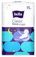 Прокладки гигиенические Bella Classic Nova Maxi Drainette (15шт) - 