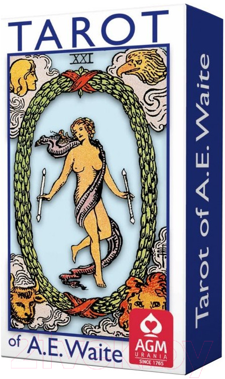 Гадальные карты AGMuller A.E.Waite Tarot Blue Edition-Mini / 1067012577