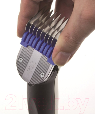 Насадка к машинке для стрижки волос Moser 1233-7120 (10мм, синий)