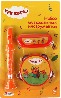 Изображение товара Музыкальная игрушка Играем вместе Три Кота / 1912M252-R4