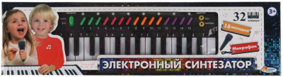 Музыкальная игрушка Играем вместе Электронный синтезатор / ZY822702-R