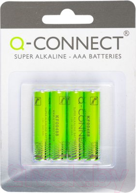 Комплект батареек Q-Connect 1.5 V LR03 ААА / KF00488 (4шт)