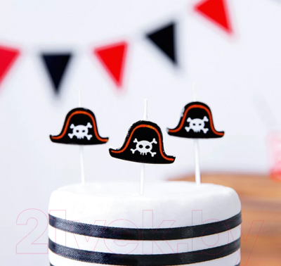 Набор свечей для торта PartyDeco Пираты / SCS-3 (5шт)