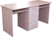 Письменный стол Компас-мебель КС-003-09(К)Д1 (дуб молочный) - 