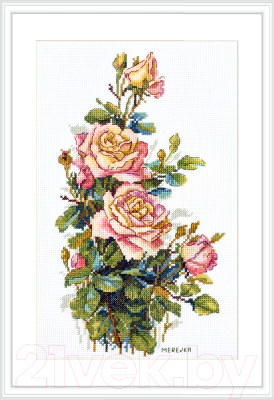 Набор для вышивания Merejka Жёлтые розы / K-154