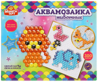 

Набор для творчества MultiArt, Аквамозаика Животные / ABMA300-4