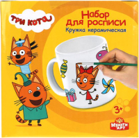 

Набор для творчества MultiArt, Кружка Для Росписи Три Кота / 1271-TC 24