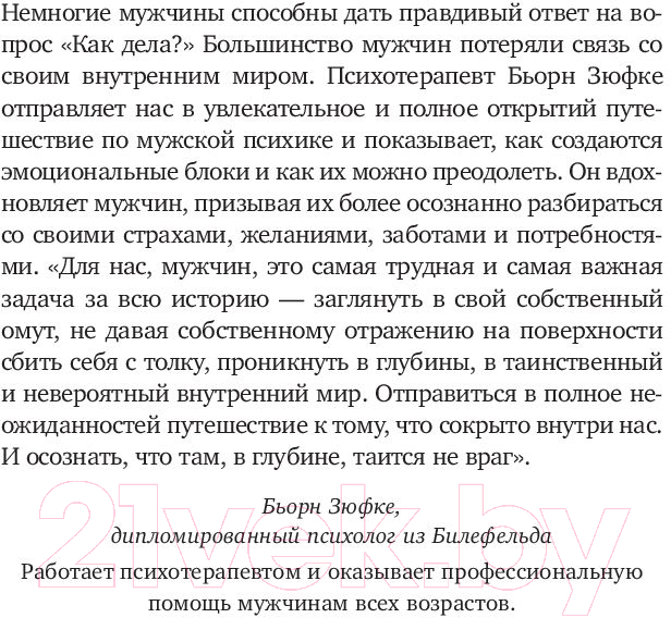 Книга Эксмо Мужская душа. Психологический путеводитель (Бьорн З.) — фото 6