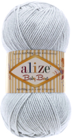 Пряжа для вязания Alize Baby Best 224 (240м, светло-серый) - 