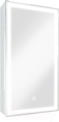Шкаф с зеркалом для ванной Континент Allure Led 35х65 L