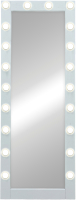 Зеркало Континент Гримерное 20 ламп 60x175 (белый) - 