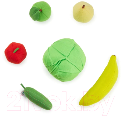 Набор игрушечных продуктов Happy Baby Овощи, фрукты / 330701
