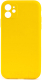 Чехол-накладка Case Coated для iPhone 11 (желтый) - 