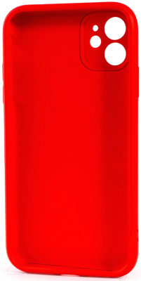 Чехол-накладка Case Coated для iPhone 11 (красный)